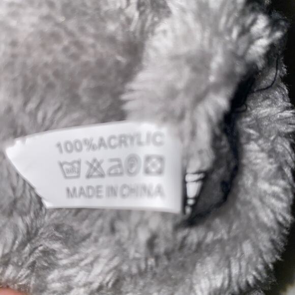 ViGrace Knit Beanie Hat Cap Grey One Size Fits Most 100% Acrylic - Picture 5 of 5